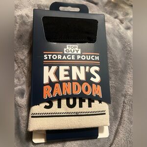 Top Guy Ken’s Random Personalized Polyester/Cotton Storage Pouch, new in package